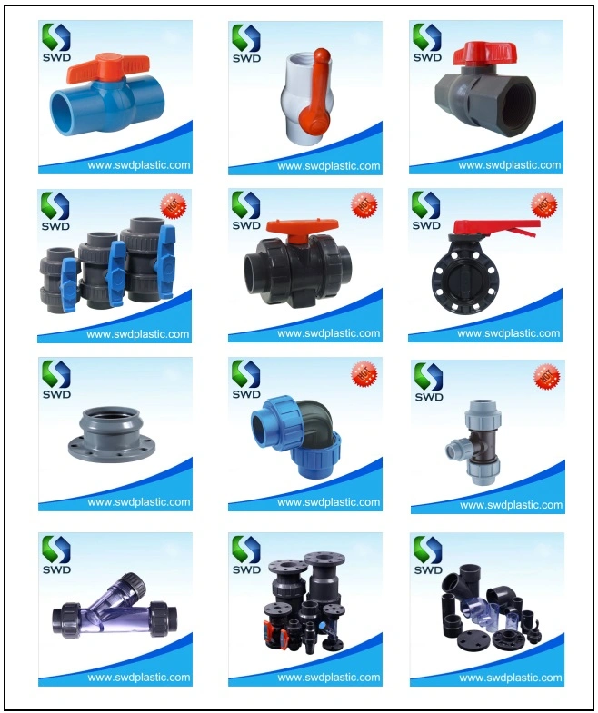 Plastic Pipe Accessories Pn16 UPVC CPVC Pph Pipe Fitting